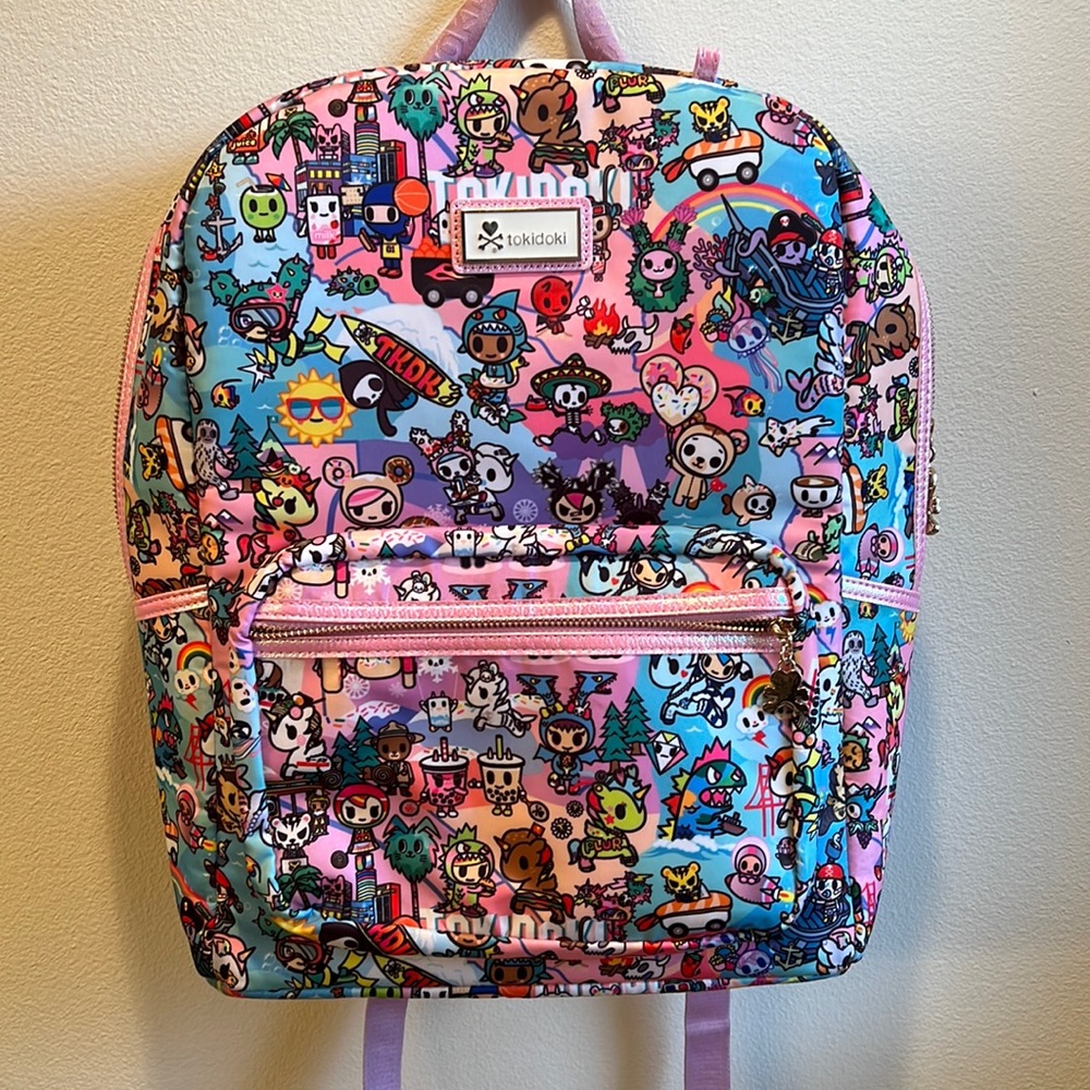 Tokidoki Big Backpack Cotton Candy Dreamin SDCC limited edition with keychain